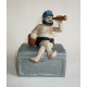 Tirelire figurine Pirate sur coffre