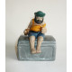 Tirelire figurine Pirate sur coffre