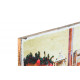 Tableau bois Terrasse - jardin - 40 x 40 cm