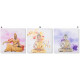 Tableau toile zen Bouddha  - 40 x 40 cm