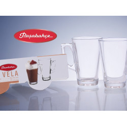 Set de 2 Tasses petit-déjeuner en verre