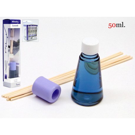 Diffuseur d'arômes parfum Lavande 50 ml + sticks