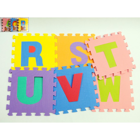 Puzzle tapis en mousse EVA - Lettres - 9 pièces 