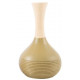 Vase moderne en bois naturel - 21 cm