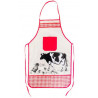 Tablier de cuisine avec poche Vache - ferme