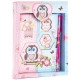 Coffret Journal intime Hibou + Stylo 