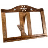 Lutrin décor Fleur en Bois - 41 cm