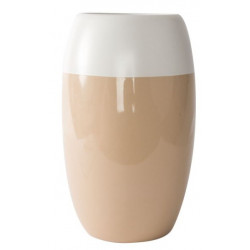 Vase bicolore moderne en céramique - 33,5 cm