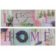 Tableau toile Love ou Home - 90 x 30 cm