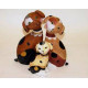 Set de 3 figurines Famille Chien design - 16 cm