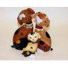 Set de 3 figurines Famille Chien design - 16 cm
