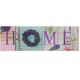 Tableau toile Love ou Home - 90 x 30 cm