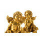 Figurine Ange doré assis - 12 cm