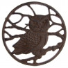 Dessous de plat fonte Hibou