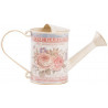 Arrosoir métal décor Roses - 30 cm