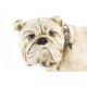 Statuette chien Bulldog - 26 cm