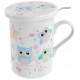 Mug à infusion Hibou 280 ml avec couvercle et filtre inox