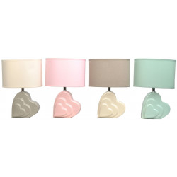 Lampe moderne triple Coeur - 34 cm