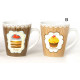 Lot de 2 Mugs 300ml Cupcake en céramique