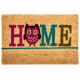 Paillasson fibre coco Hibou " Home "