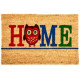 Paillasson fibre coco Hibou " Home "