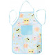 Tablier de cuisine avec poche coton Hibou