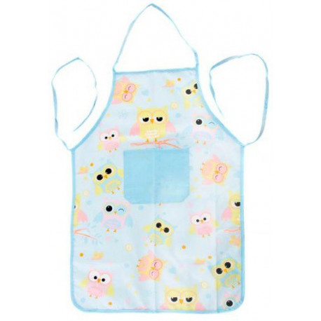 Tablier de cuisine avec poche coton Hibou