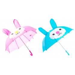 Parapluie enfant Lapin - Rose ou Bleu