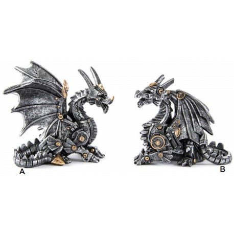 Statuette Dragon Robot - 13,5 cm