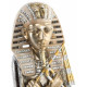 Statuette Pharaon Toutankhamon debout couleur or - 52 cm