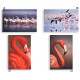 Tableau toile Flamant rose - 60 x 40 cm