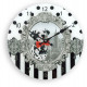 Horloge murale Chien en verre - 30 cm