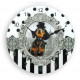 Horloge murale Chien en verre - 30 cm