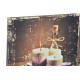 Tableau toile SPA Bougie - 28 x 28 cm