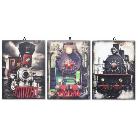 Tableau toile Train - Locomotive - 70 x 50 cm