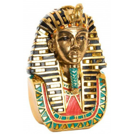 Figurine - Buste Pharaon Toutankhamon - 18 cm