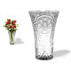 Vase transparent décoré - 20 cm