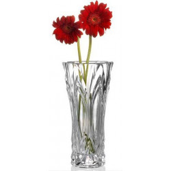 Vase en verre ciselé - 24 cm