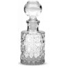 Bouteille à liqueur losanges en verre - 13,5 cm