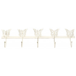 Porte manteau mural métal  Papillon - 50 cm