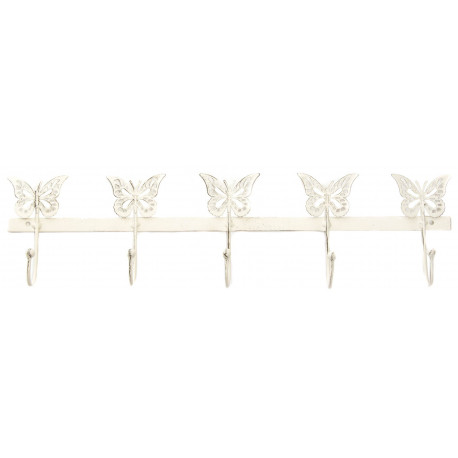 Porte manteau mural métal  Papillon - 50 cm