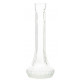 Vase transparent en verre - 22,5 cm