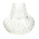 Vase transparent en verre - 22,5 cm