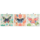 Tableau toile Papillon - 40 x 40 cm