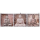 Tableau toile zen Bouddha - 40 x 40 cm