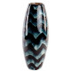 Vase design décor Zig zag céramique - 43 cm