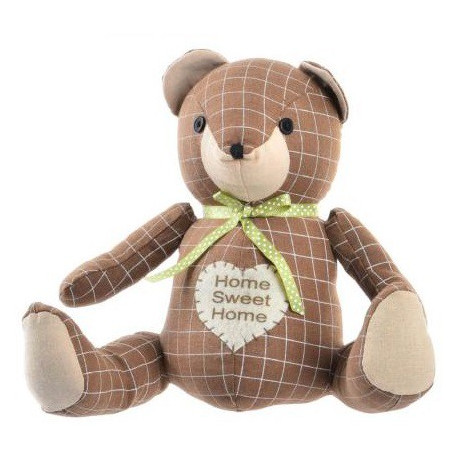 Cale Porte Ours - ourson " Home sweet home "