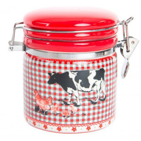 Boîte hermétique Vache en céramique - 12 cm