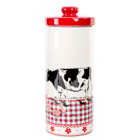 Pot cuisine Vache en céramique - 26,5 cm