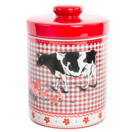 Pot cuisine Vache en céramique - 20 cm